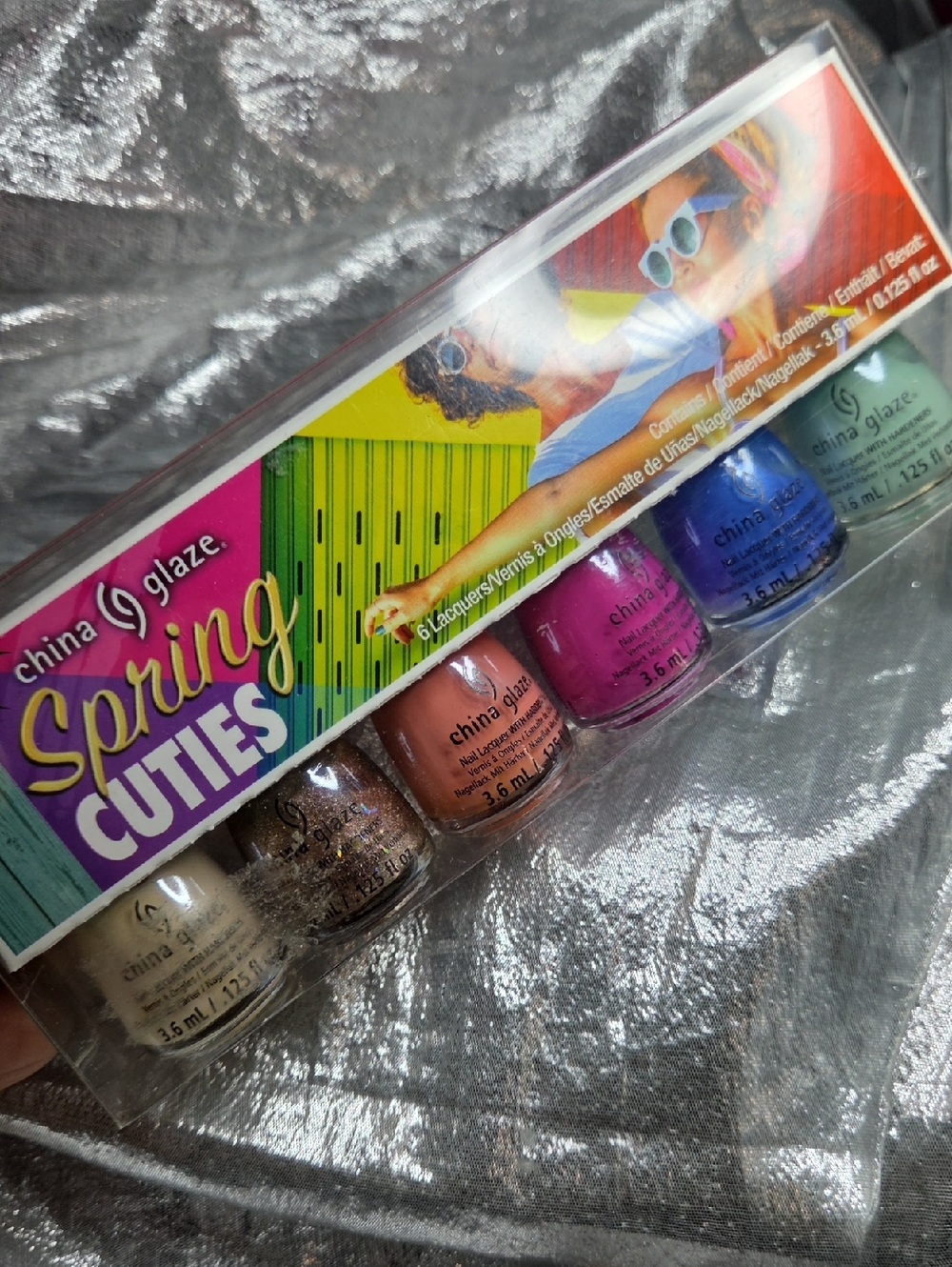 NIB Retired & HTF China Glaze Spring Cuties 6pc Nail Lacquer Set